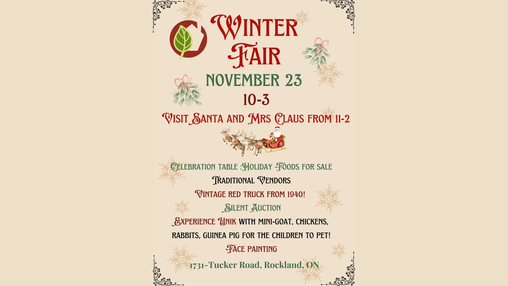 tucker house winter fair