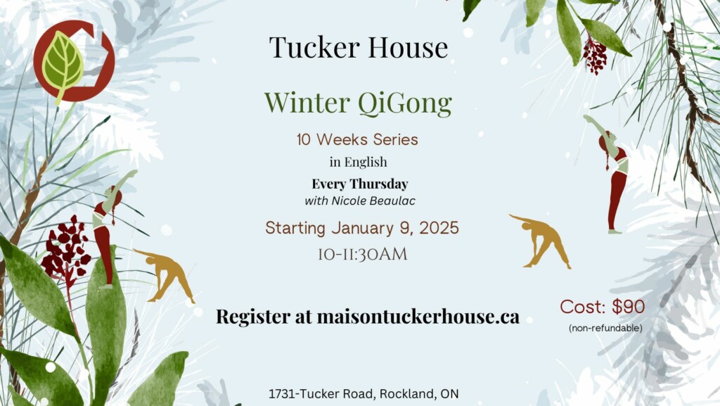 QiGong classes at tucker house in rockland