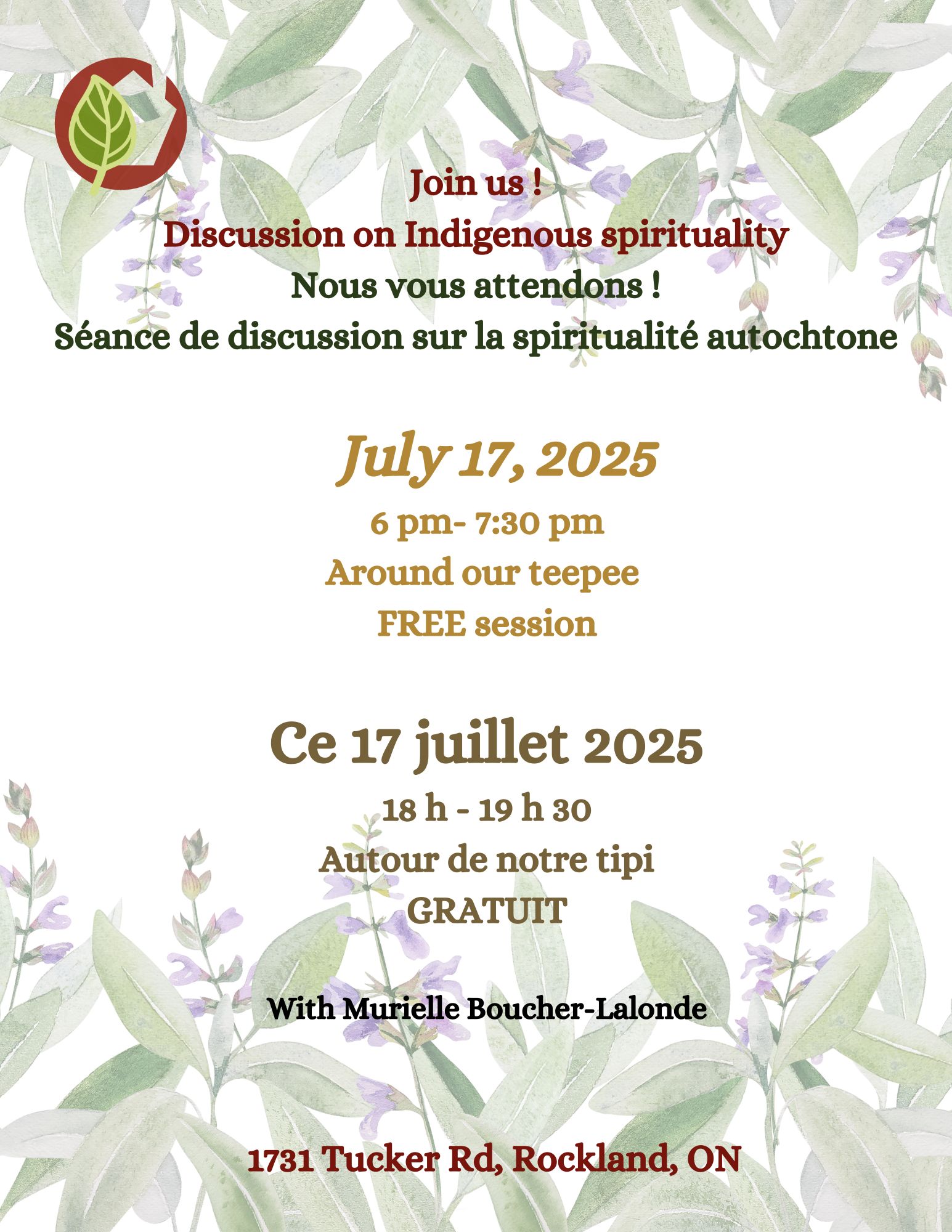 Discussion on Indigenous Spirituality
