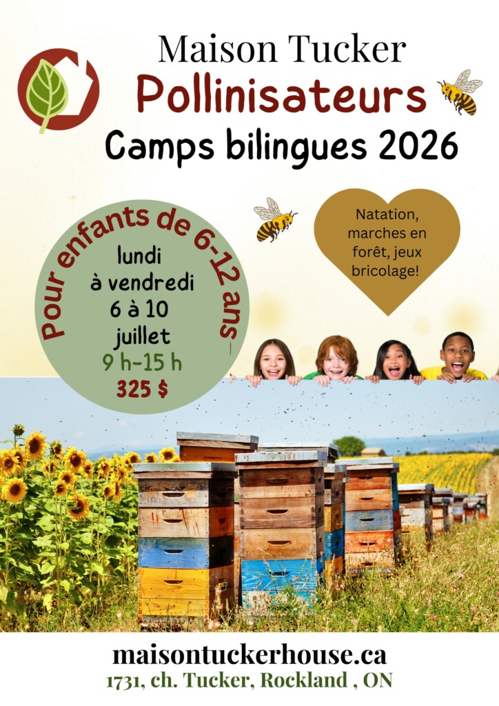 La semaine des pollinisateurs des camps Pousse Vert à la Maison Tucker